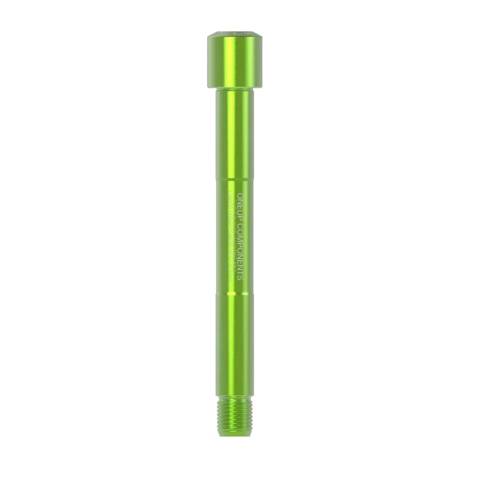 Oneup Comp. Axle F 1C0757GRN Green 110 x 15 Fox Kabolt X M14 x 1.5 158mm Stepped Head