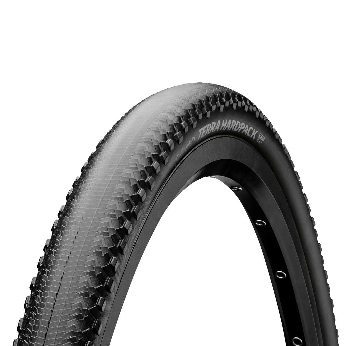 Continental Gravel Terra Hardpack Shieldwall 700C (622) x 50 Black Kevlar Folding Puncture Resistant Clincher