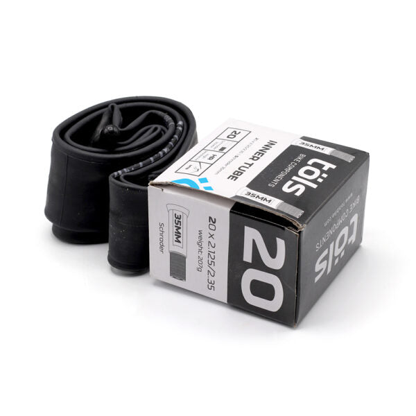 Töls 20x1.5-2.5 SV 20" Tube for 1.5 to 2.5 Tyres Schrader (9mm) Valve