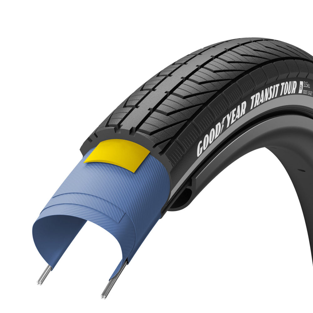 Goodyear Transit Transit Tour 27.5" (584) x 2.0 Black Wire Bead Single Ply Clincher