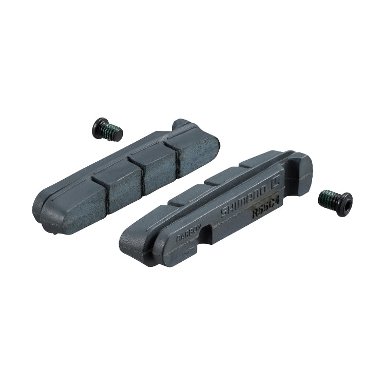 Shimano R55C4 Short Replacement Cartridge Med-Soft Brake Pads Rubber - Carbon