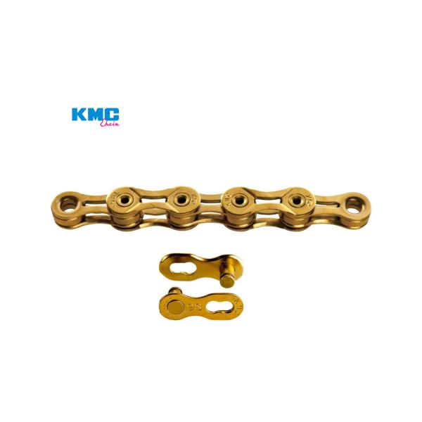 KMC X9SL Chain Ti-Gold Hollow 116 Links 9-Speed