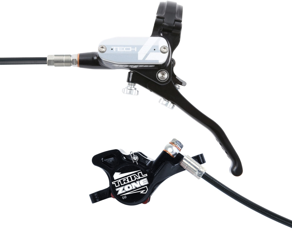 Hope Tech 4 Trial Zone Black/Black | Universal | Left-Hand | 1700mm Hose