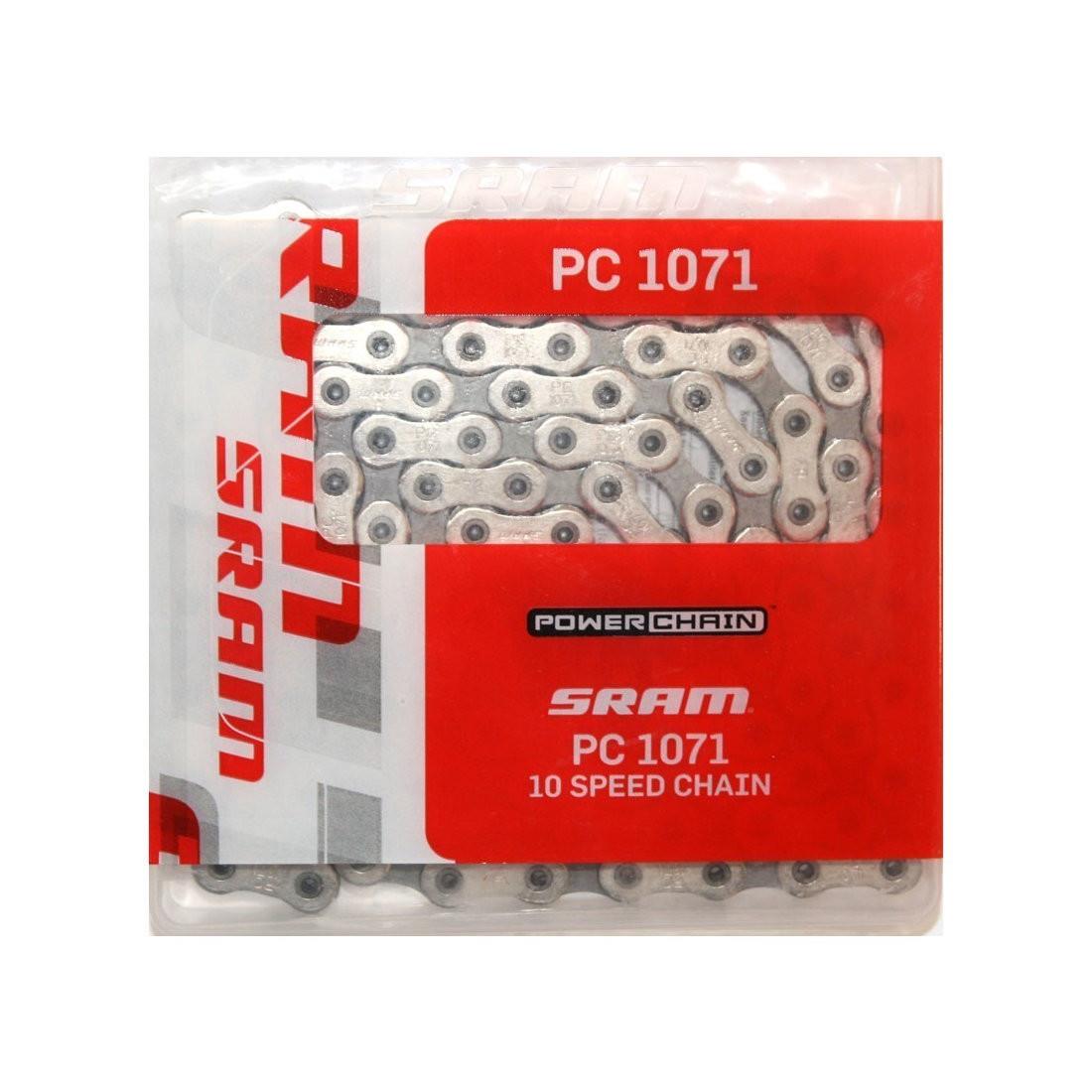 SRAM Chain PC-1071 HollowPin 114 Links PowerLock 10 Speed