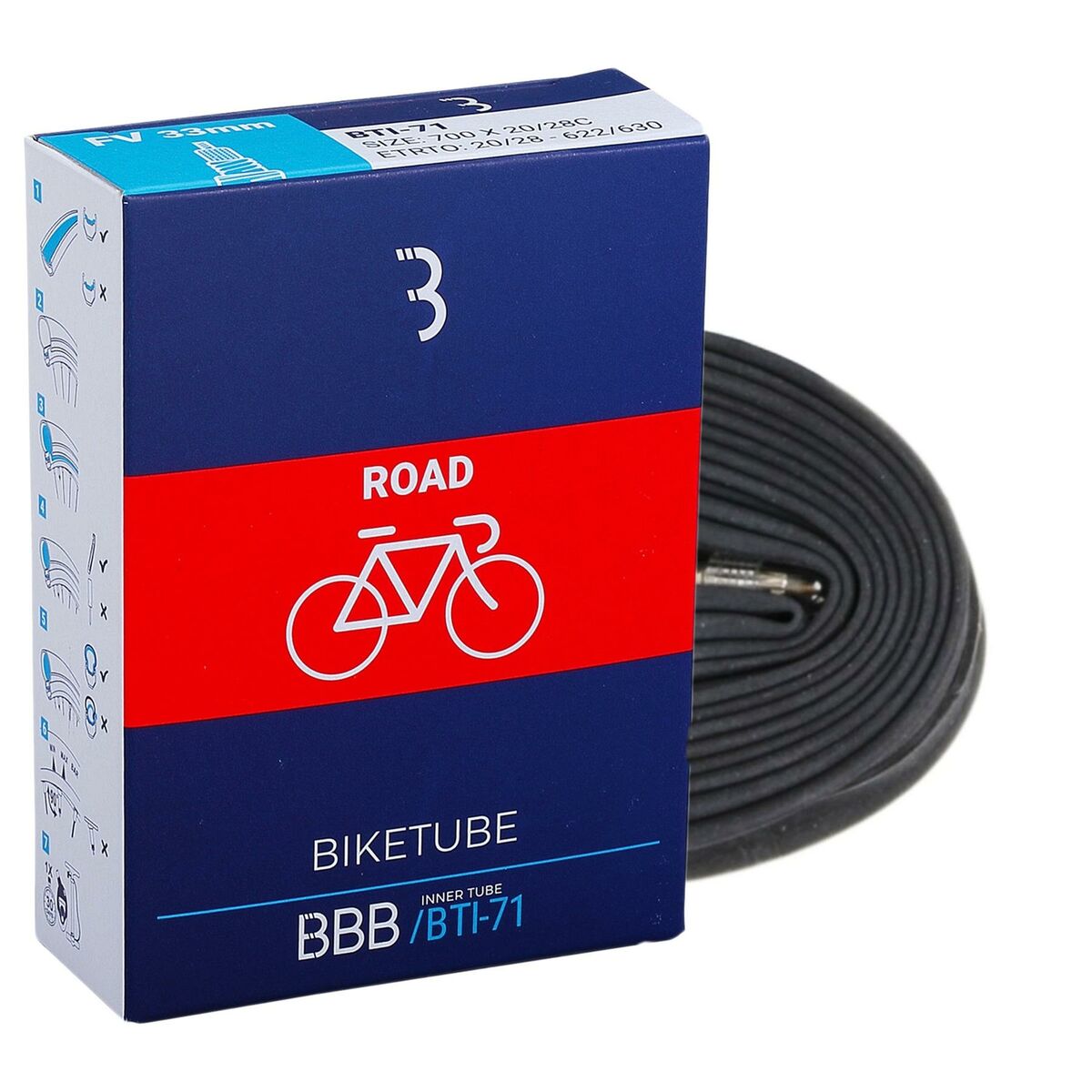 BBB 700C BikeTube